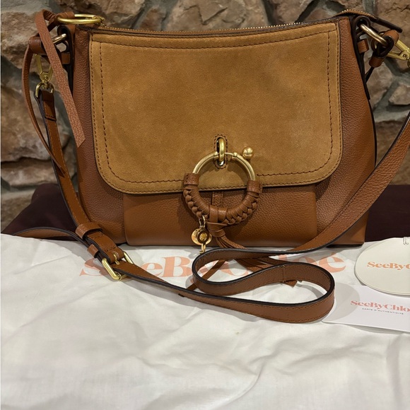 See By Chloe Tan Leather Shoulder Bag